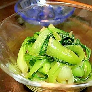 青梗菜の冷たい煮びたし